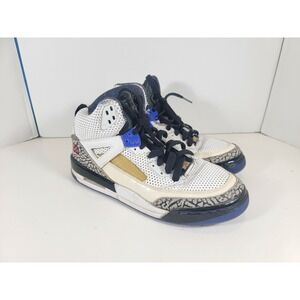 Nike Air Jordan Spizike White Youth Shoes Size‎ 6Y Rare 315371-102 Women 7.5